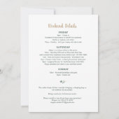 フランネルアンドファイズバチェロレッテグランピング招待状 招待状 (裏面)