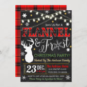 フランネルアンドフロストホリデイ招待状 招待状 (正面/裏面)