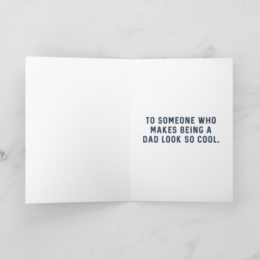 フランネルシャツのお父さんの日 カード (内部)