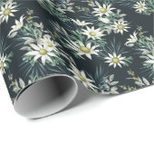 フランネルフラワーラッピング紙 ラッピングペーパー (ロールコーナー)