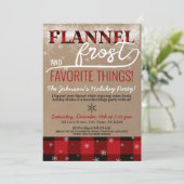 フランネルフロスト&お気に入りのティーズホリデーパーティー 招待状 (スタンド正面)