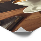 フランネル研究室の日々の仕事が始まる ポスター (角)