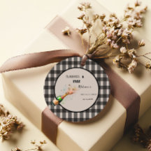 フランネル&ファイズウィンターブラック&ホワイトブライダルシャワー