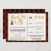 フランネル ファー アンド フィズ パーティー ご招待 招待状 (正面/裏面)