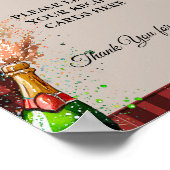 フランネル & フィズ  レシピをあなたの ブライズシャワー ポスター (角)