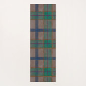 フランネル フォレスト ヨガ アニマル ポーズ ダマスク ヨガマット (裏面)