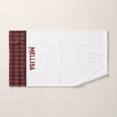 フランネル フリング ビフォア ザ リング レッド プライド バチェロレッテ ハンドタオル (ハンドタオル)