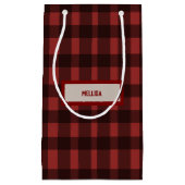 フランネル フリング 婚約指輪の前に   赤い格子縞の独身最後の旅 スモールペーパーバッグ (正面)