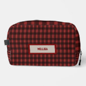 フランネル フリング 婚約指輪の前に   赤い格子縞の独身最後の旅 ドップキット (正面)