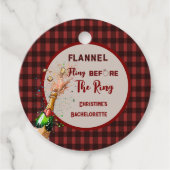 フランネル フリング 婚約指輪の前に   赤い格子縞の独身最後の旅 フェイバータグ (正面)