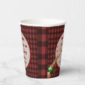 フランネル フリング 婚約指輪の前に   赤い格子縞の独身最後の旅 紙コップ (右)