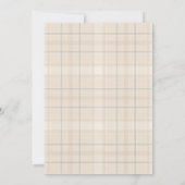 フランネル&フレンズ素朴秋カップルシャワー 招待状 (裏面)