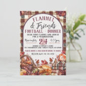 フランネル＆フレンズ フットボール フレンズギビング ディナー 招待状 (スタンド正面)