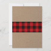 フランネル&フロストカクテルホリデーパーティークリスマス 招待状 (裏面)