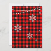 フランネル&フロストクリスマス招待状 招待状 (裏面)