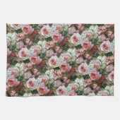 フランバーハスヴィンテージブーケバラ キッチンタオル (横)