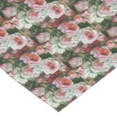 フランバーハスヴィンテージブーケバラ ショートテーブルランナー (コーナー)