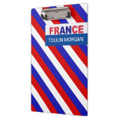 フランパーソナライズされたス国旗 クリップボード (左)