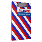 フランパーソナライズされたス国旗 クリップボード (右)