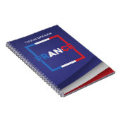 フランパーソナライズされたス国旗 ノートブック (右側)