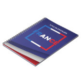 フランパーソナライズされたス国旗 ノートブック (左側)