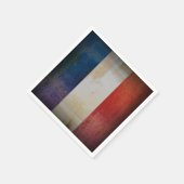 フラン動揺してス国旗 スタンダードカクテルナプキン (角)