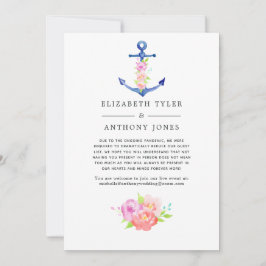 フラーナル・ノーティカル・縮小ゲストリスト 案内状