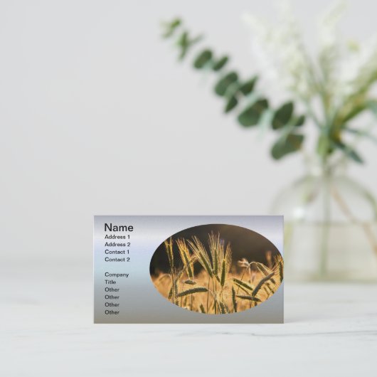 フラーム生小麦畑 名刺 (スタンド正面)