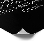 フラーetオブドゥラドールhic tibi proderit olim ポスター (角)