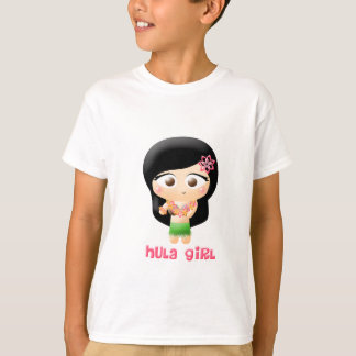 フラ女の子 Tシャツ