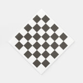 フラ市松模様にグのパターン スタンダードランチョンナプキン (角)