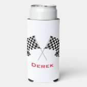 フラ市松模様にグデザインセルツァークーラーボックス スリム缶クーラー (Seltzer裏面)