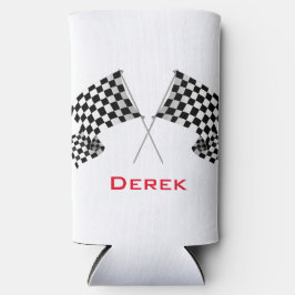 フラ市松模様にグデザインセルツァークーラーボックス スリム缶クーラー