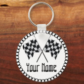 フラ市松模様にグ キーホルダー (正面)