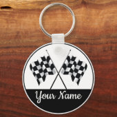 フラ市松模様にグ キーホルダー (正面)