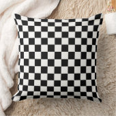 フラ市松模様にグ クッション (ブランケット)