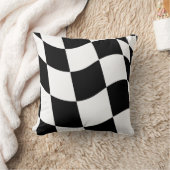 フラ市松模様にグ クッション (ブランケット)