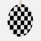 フラ市松模様にグ セラミックオーナメント (右)