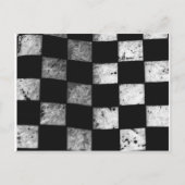 フラ市松模様にグ ポストカード (正面)