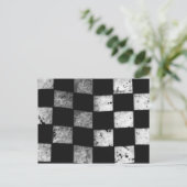 フラ市松模様にグ ポストカード (スタンド正面)