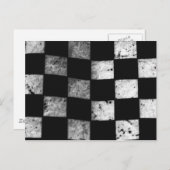 フラ市松模様にグ ポストカード (正面/裏面)