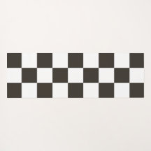 フラ市松模様にグ（白黒） (パタ市松模様にーン)