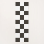 フラ市松模様にグ(白黒) (パタ市松模様にーン) ヨガマット (裏面)