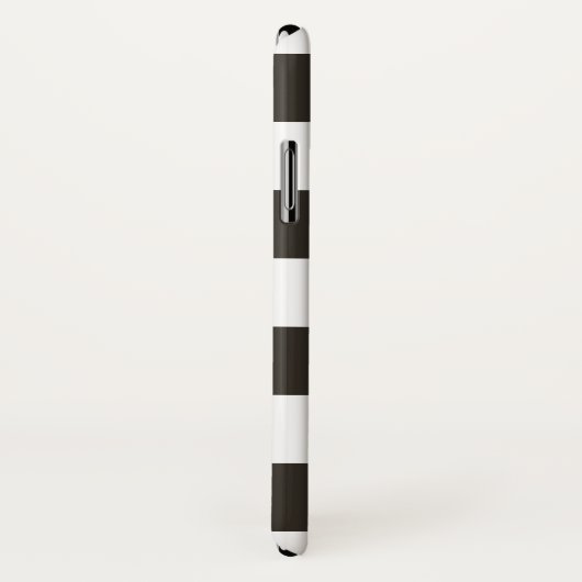 フラ市松模様にグ(白黒) (パタ市松模様にーン) Case-Mate iPhoneケース (裏面/右)