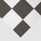 フラ市松模様にグ(黒と白) 薄葉紙 (詳細)