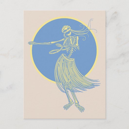 フラ死ルアウ（ハワイ式宴会） ポストカード (正面)