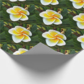 フラ独身のンギパニブロッサム現実主義アート ラッピングペーパー (角)