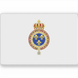 フラ王室のンス国旗（ブルボン復興期） シール