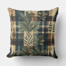 フラ素朴ンネル クッション