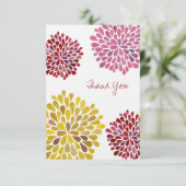 フラ結婚ットリネンカード サンキューカード (スタンド正面)